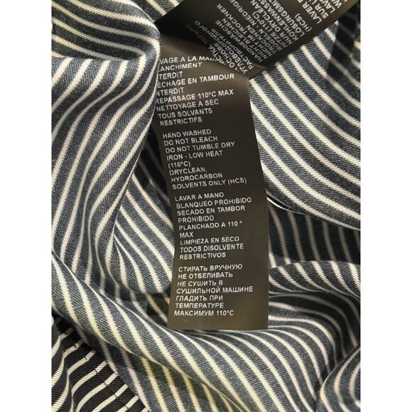 The Kooples Micro Stripe Button-Up Shirt – Size L - Picture 3 of 4